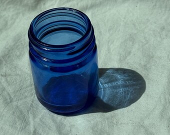 ヴィンテージ ヴィックス ヴェポラップ ブルーガラスボトル 6個セット