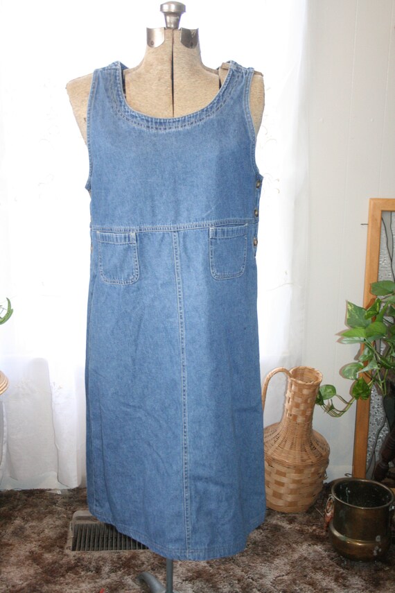 petite jean dress