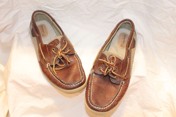 Talla 7 SPERRY ZAPATOS DE MUJER zapatos laterales de cubierta