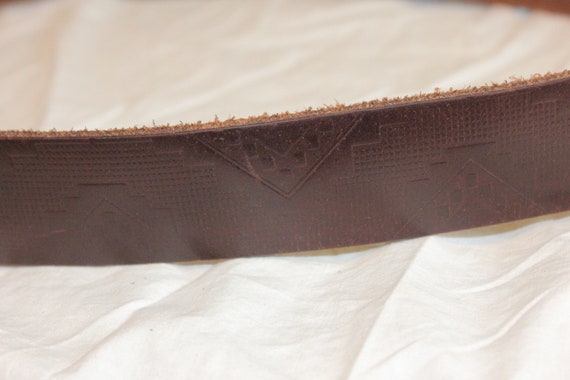 VINTAGE WOMEN LEATHER Belt,vintage small womens l… - image 2