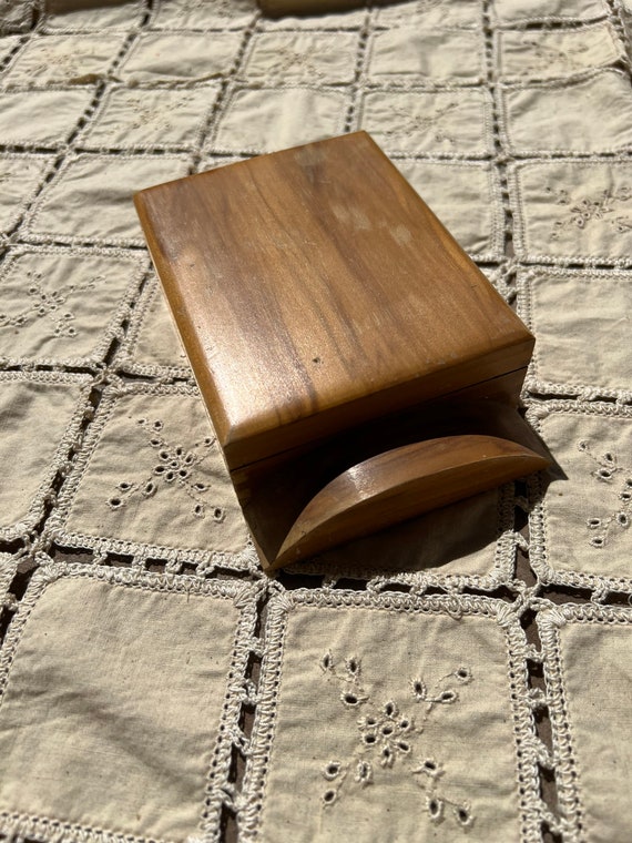 VINTAGE HANDMADE WOOD Box,vintage wood box,vintag… - image 4