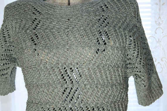 CHICOS LADIES BLOUSES,open weave top,open weave c… - image 6