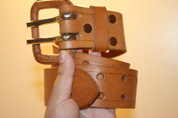 DOUBLE PRONG BELT Belt buckle,double prong belt l… - image 4