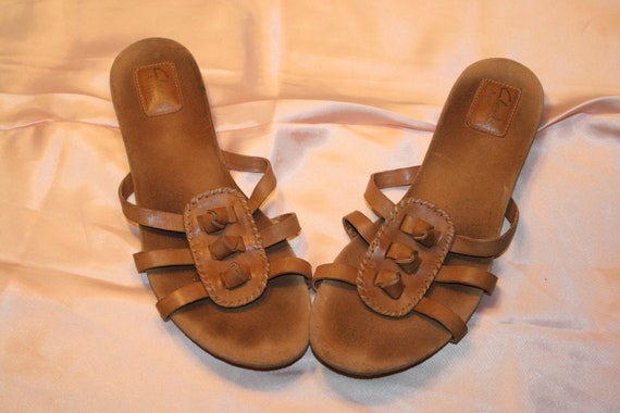 Size 10,SOUTHWESTERN LEATHER SANDALS,bohemian sand