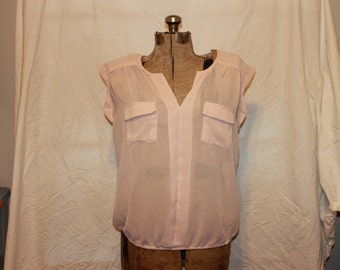 CAMICETTA ROSA MORBIDA, camicetta rosa donna, camicetta rosa manica corta, blusa rosa top, blusa rosa moda, camicetta rosa per matrimonio, camicetta rosa morbida