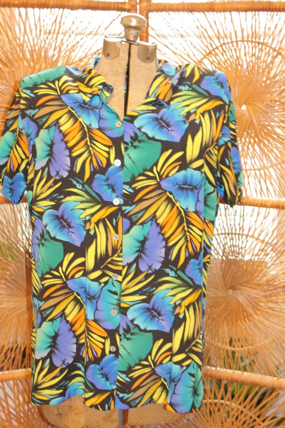 VGT TROPICAL SHIRT,honolulu tropical shirt,vintag… - image 7