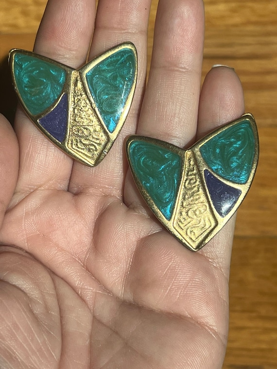 VGT BIG HUGE Earrings,vintage big oversized earrin