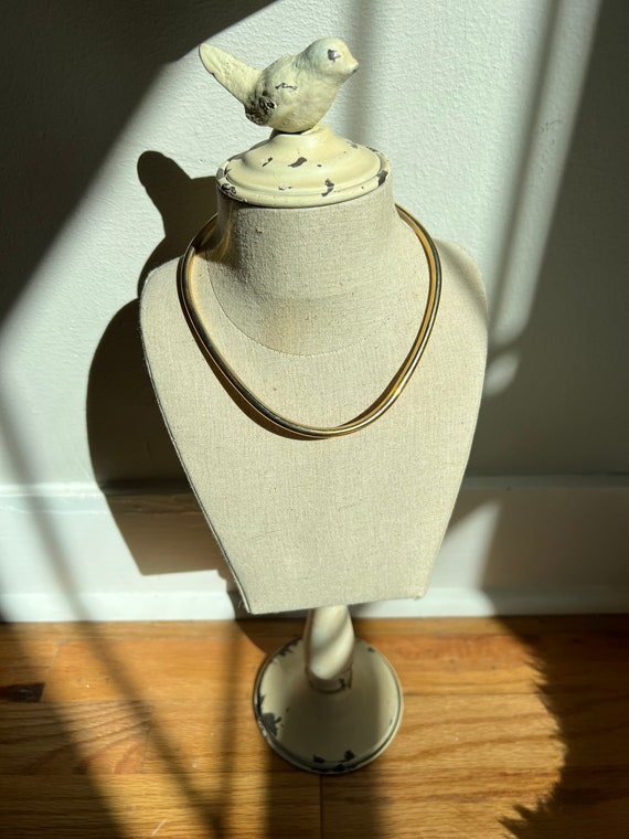 VINTAGE GOLD CHOKER Necklace,vintage gold choker collar,vintage gold choker collar necklace,vintage choker collar,gold choker collar women