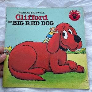 VINTAGE CLIFFORD DOG Book,vintage clifford big red dog book,clifford red dog book,vintage clifford book,clifford book,big red dog book