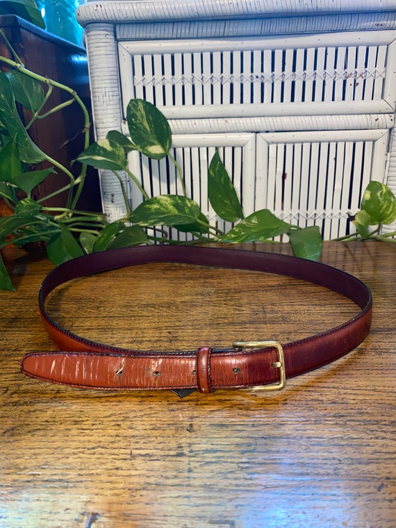 VINTAGE BRIGHTON LEATHER Belt,vintage Brighton bro