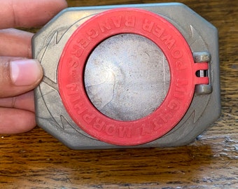 POWER RANGERS MORPHER, vintage speelgoed, power rangers speelgoed, vintage power rangers speelgoed, vintage power rangers, power rangers badge, munt macht rangers