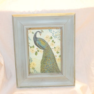 PEACOCK WALL DECOR,country peacock wall decor,farmhouse peacock wall decor,peacock wall hanging decor,boho peacock wall decor,peacock frame