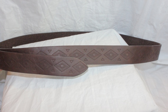LOOP LEATHER BELT,womens leather belt,leather tri… - image 6