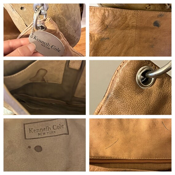 Vintage Kenneth Cole Brown Genuine Leather Women\'s Backpack & Cross body Kenneth Cole | Bags | Vintage Kenneth Cole Brown Genuine  main image 2
