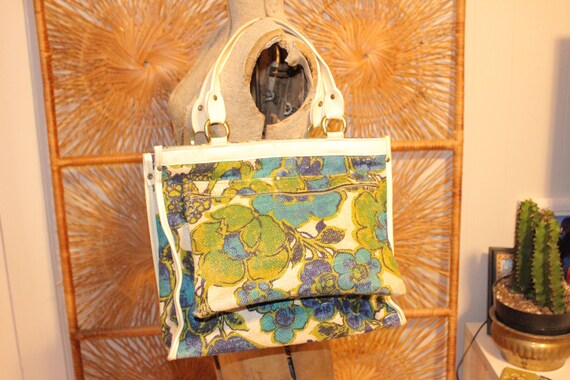 70s,BOHO FLOWER PURSE,70s bag,70s purse,vintage bo