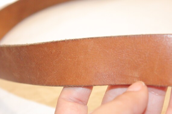 VGT LEATHER BELT,vintage brown leather belt,vinta… - image 6