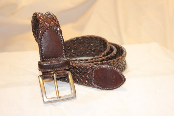 ROUNDTREE and YORKE LEATHER Belt,roundtree and yo… - image 1