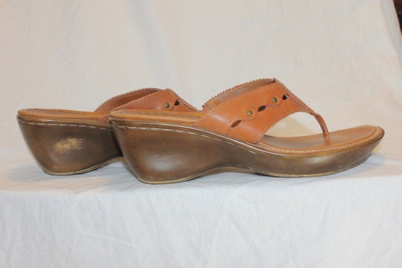 size 8 VGT SANDAL HEELS,vintage boho wedding shoe… - image 8