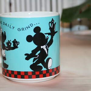 KOFFIE MICKEY MOUSE Cup, vintage mickey mouse, mickey mouse keuken, minnie muis keuken, minnie muis beker, mickey mouse beker, mickey muis mok afbeelding 3