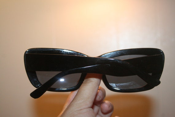 VINTAGE BLACK SUNGLASSES,vintage sunglasses,vinta… - image 2