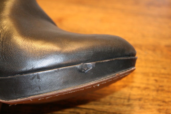 Size 7.5 VINTAGE BOOT HEELS,vintage shoes boot he… - image 10