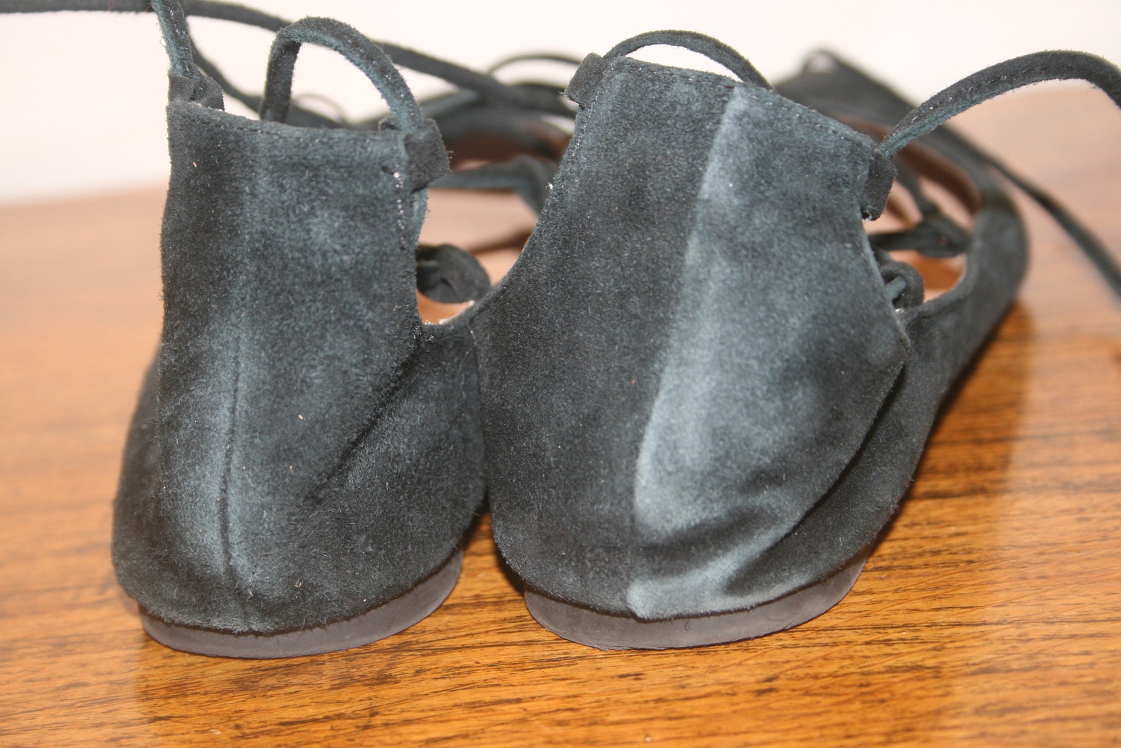 size 7,goth leather flats,wrap around flats,flats for women,leather flats 7,flats 7,ballet flats,ballet flats for women,ballet f