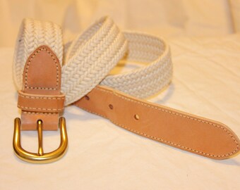 Vintage minimalist Brown genuine leather‎ boho grunge belt size L Vintage Minimalist Brown Genuine Leather Boho Grunge Belt  main image 3