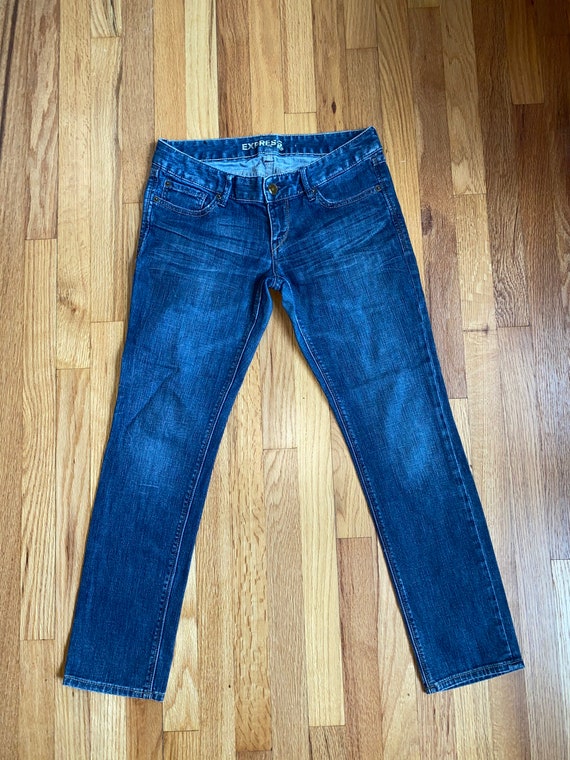 Size 5,EXPRESS BLUE JEANS,rocker jeans,express jea
