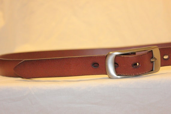 VGT BIKER LEATHER Belt,vintage biker belt,vintage… - image 3