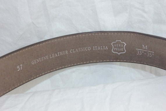 VINTAGE WIDE LEATHER Belt,vintage leather belt,wo… - image 5