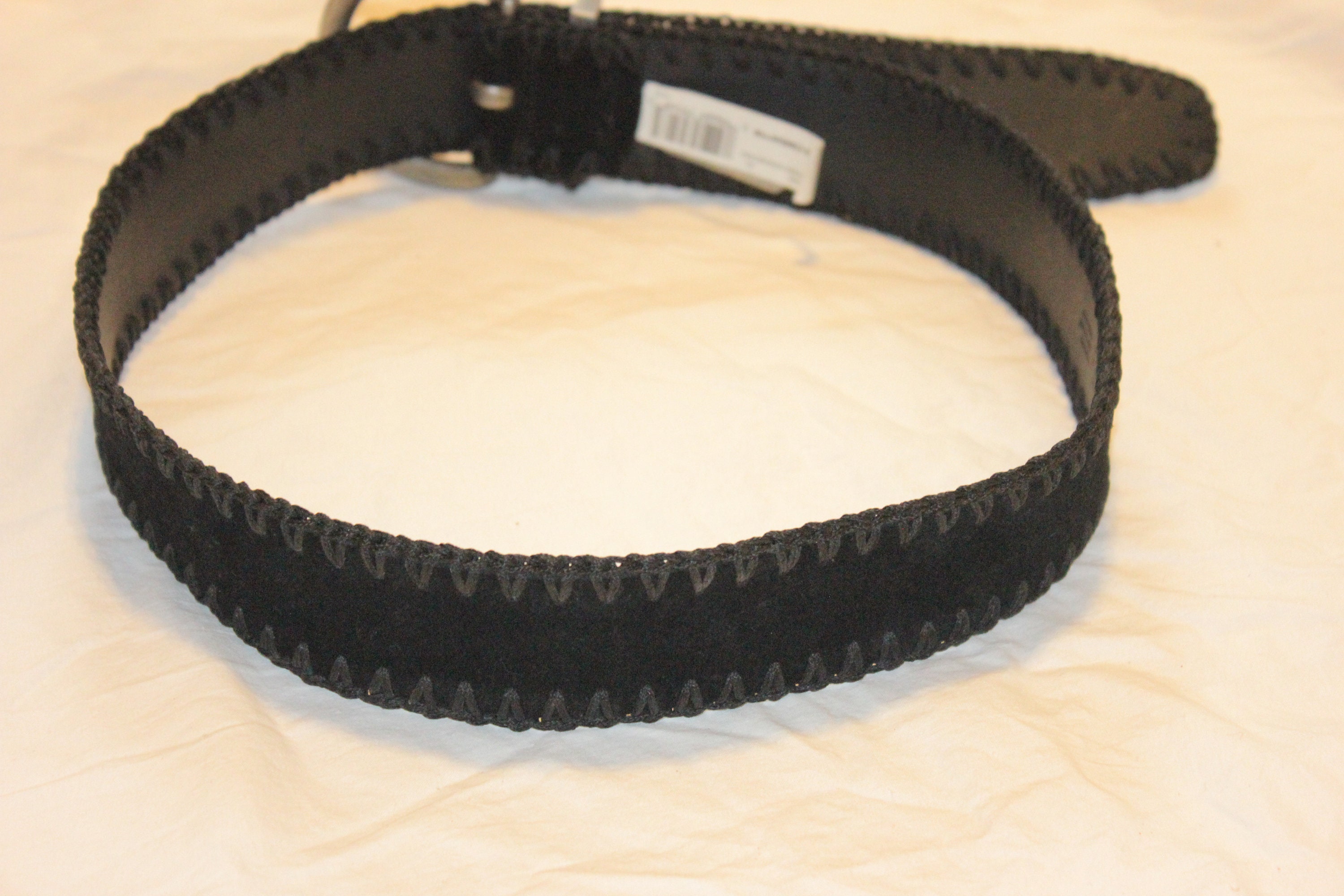 Vintage Liz Claiborne Leather Belt,vintage Black Belt Womens  display picture 3