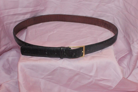 BRIGHTON BIKER BELT,vintage leather belt,women le… - image 1