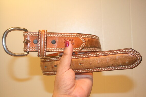 tony lama ostrich belt