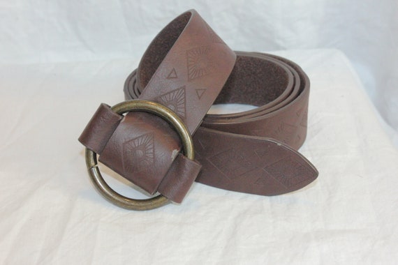 LOOP LEATHER BELT,womens leather belt,leather tribal belt,womens medium leather belt,wide leather loop belt,leather loop belt buckle,belt