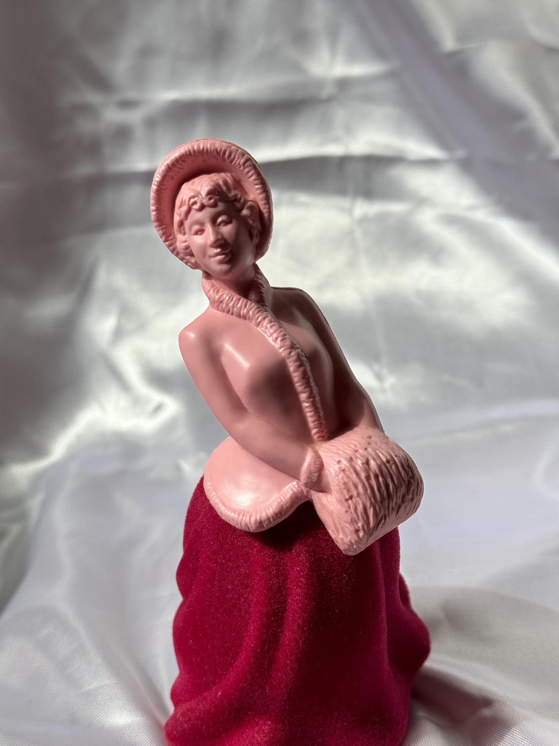 Vintage Avon Skaters Waltz,vintage Avon Pink Woman Skater's Waltz