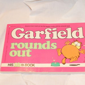 VGT GARFIELD COMIC Book,vintage Garfield cartoon comic book,vintage Garfield cartoon book,vintage Garfield art book,vintage Garfield book