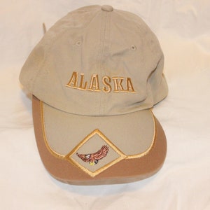 90er Jahre, VINTAGE ALASKA CAP, Alaska Hut, Alaska Mütze, Alaska Hut, Vintage Alaska Hut, Vintage Mütze, Vintage Hut, Vintage-Stickerei-Cap, Juneau Mütze