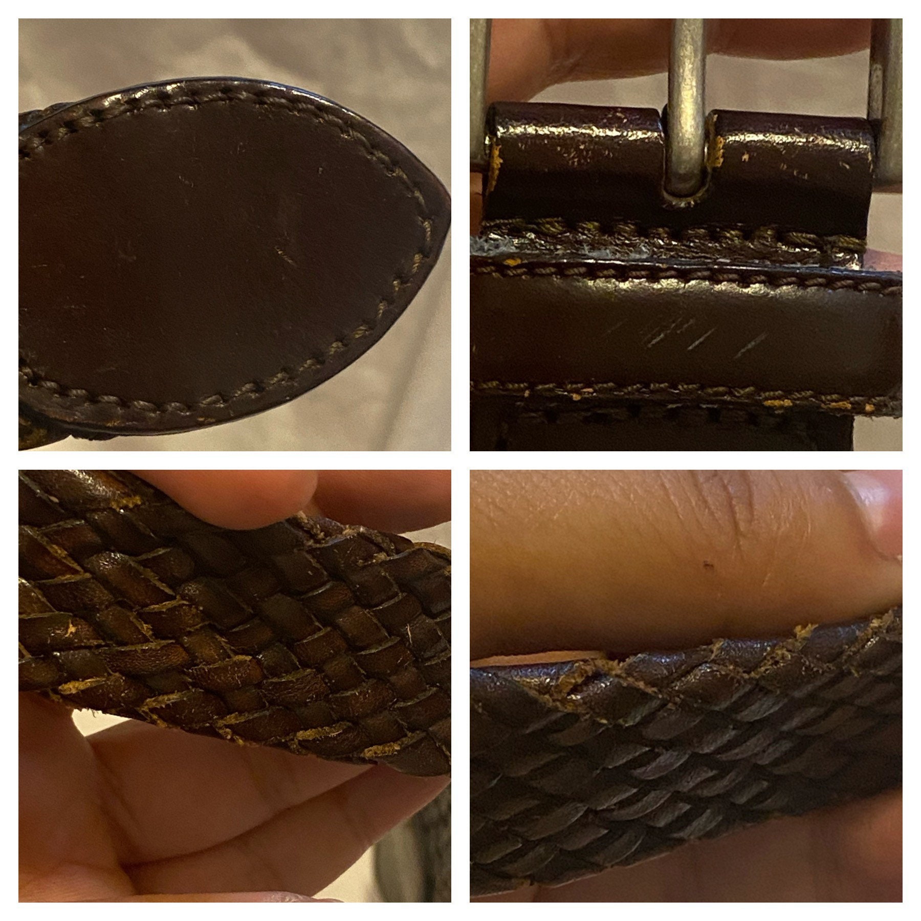 ROUNDTREE and YORKE LEATHER Belt roundtree and Yorke men Belt