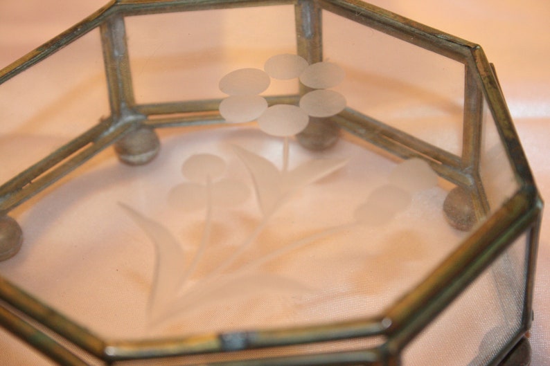 DRIED FLOWERS BOX,flower box,glass box,jewelry glass box,trinket jewelry box,glass box wedding,glass box geometric,heirloom box,french decor