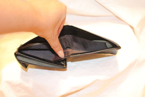 VGT BLACK LEATHER Wallet,black leather wallet,bif… - image 4