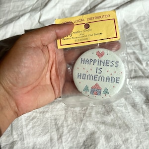 VINTAGE GROTE KNOP Badge, vintage pinback knop, vintage badge en pins, vintage grote badge, vintage knop pin badges, klassieke knop pins, pins
