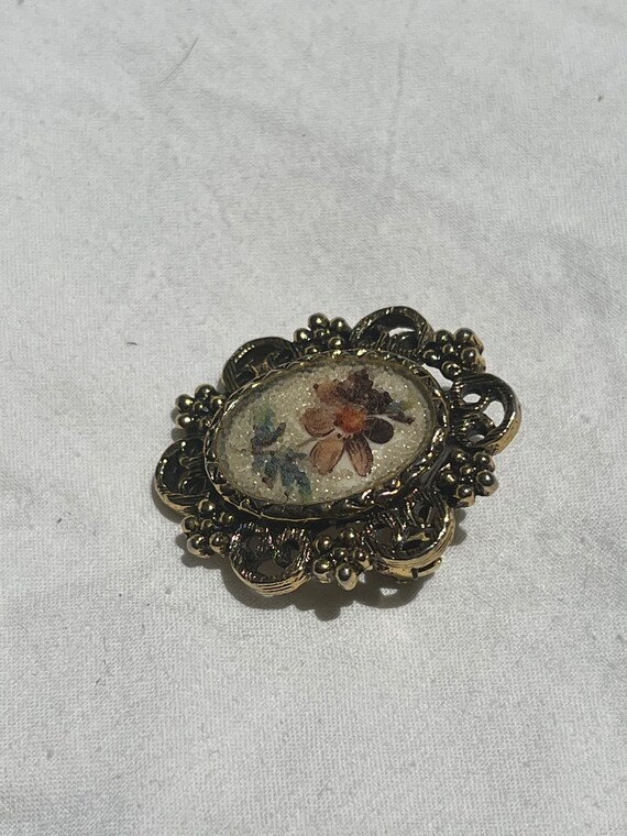 VINTAGE FLORAL BROOCH,vintage floral pin brooch,v… - image 6