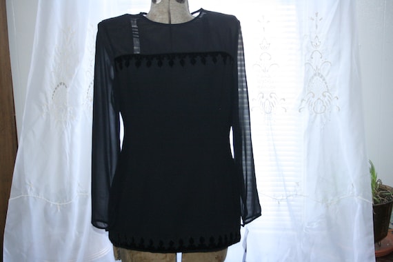 vintage goth blouse,vintage goth clothes,vintage … - image 1