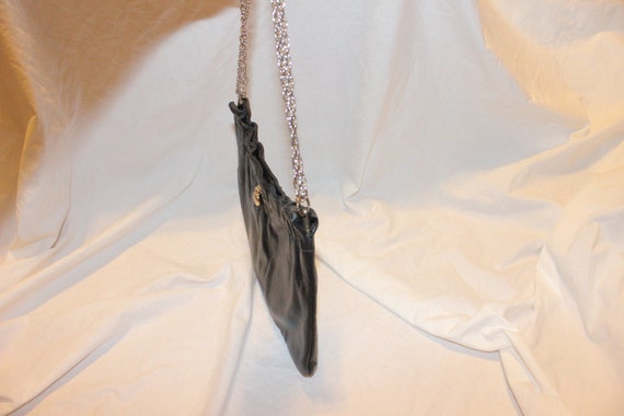 VINTAGE LEATHER PURSE,vintage leather shoulder ba… - image 5