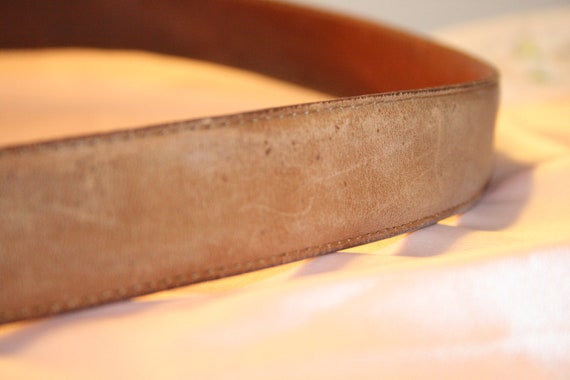 VINTAGE COACH BELT,vintage brown leather belt,vin… - image 8