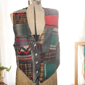 HIPPIE ROCKER VEST,hipster vest,punk vest,hippie vest,bohemian vest,90s vest,rocker vest,southwestern vest,preppy vest,grunge vest,biker