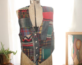 HIPPIE ROCKER VEST,hipster vest,punk vest,hippie vest,bohemian vest,90s vest,rocker vest,southwestern vest,preppy vest,grunge vest,biker