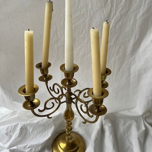 VINTAGE BRASS CANDELABRA,vintage golden candelabra,vintage gothic candelabra,vintage style candelabra,vintage old candelabra,candelabra,