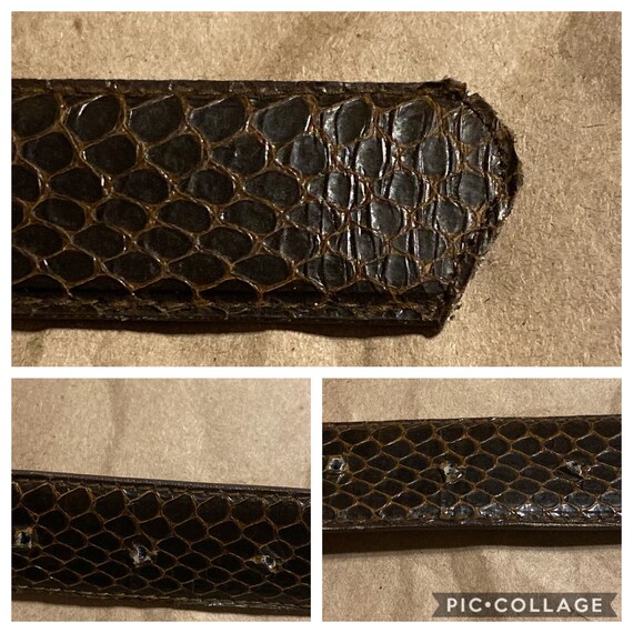 small,SNAKE SKIN BELT,snake belt,boho belt,southw… - image 10