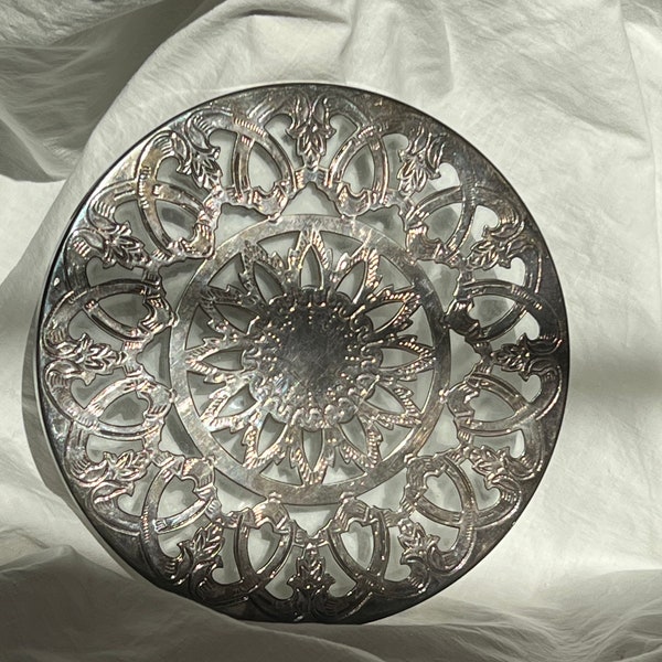 Silver Trivet Etsy